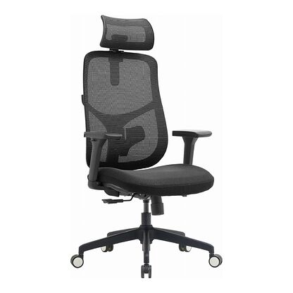 Fotel biurowy ergonomiczny ERGONOBLE 3051 czarny