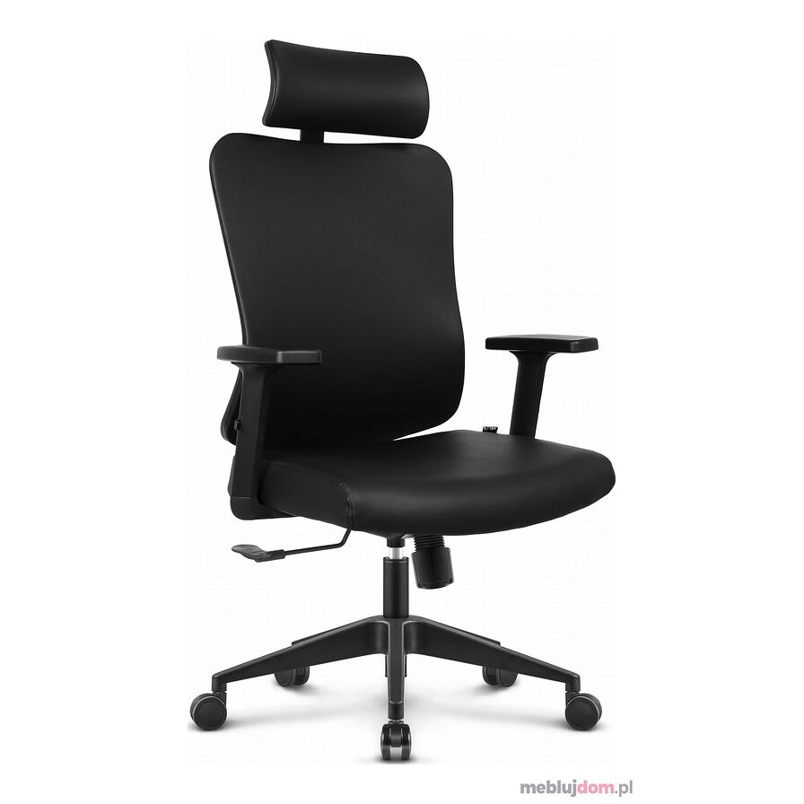 Fotel biurowy ergonomiczny HC-1041 Ekoskóra czarny