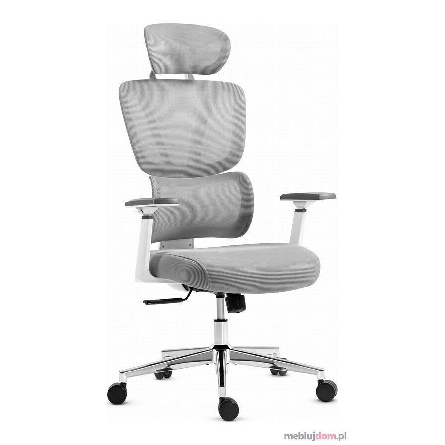 Fotel biurowy ergonomiczny HC-1043 Siatka szary