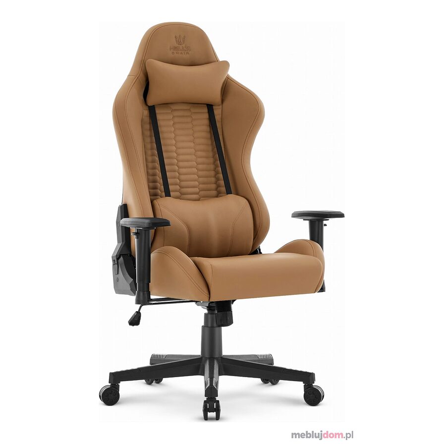 Fotel gamingowy HC-2000 Ekoskóra Premium brązowy