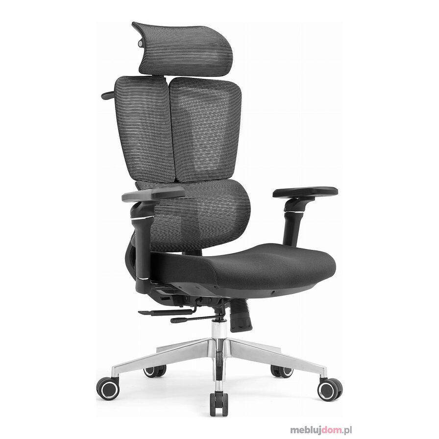 Fotel biurowy ergonomiczny ERGONOBLE 3058 czarny