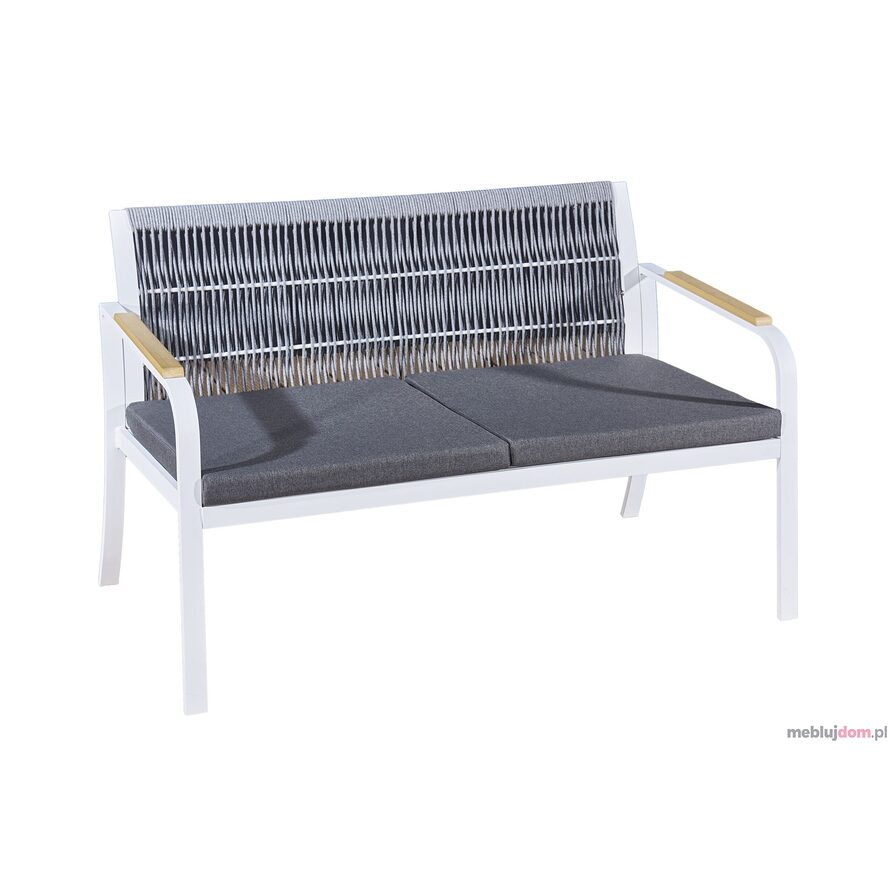 Sofa ogrodowa RARO w białym odcieniu