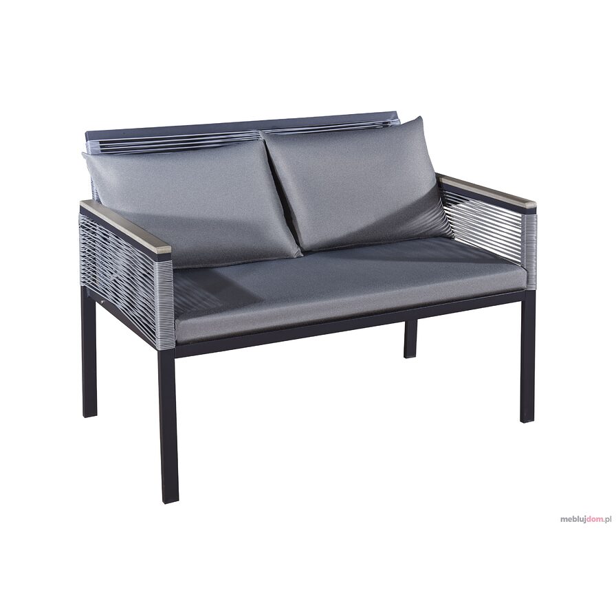 Sofa ogrodowa CORTO w czarnym kolorze