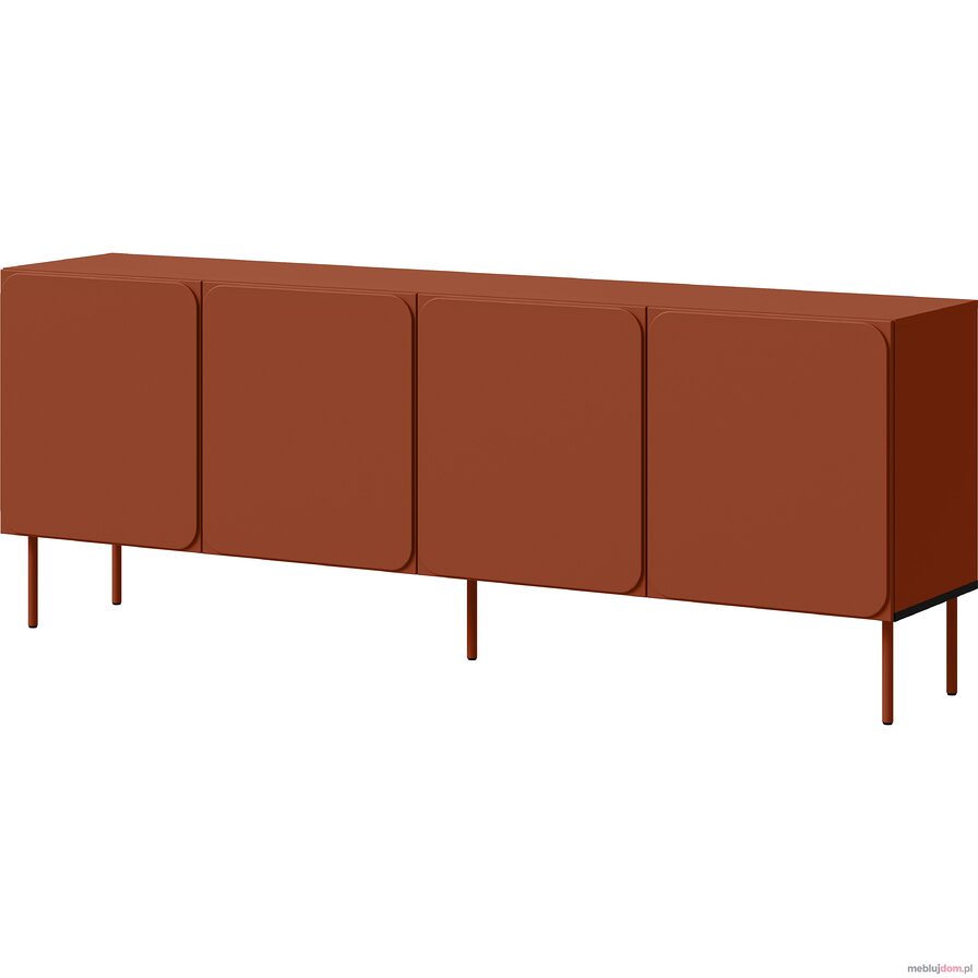 Komoda RAFAEL 200 w odcieniu BRICK RED SPHERA.