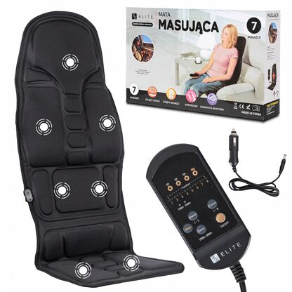 Mata masująca na fotel ME-MC10 czarna