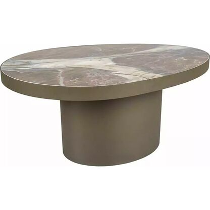 Ława GUSTO B CERAMIC Signal w odcieniu brąz połysk Patagonia na miedzianej podstawie