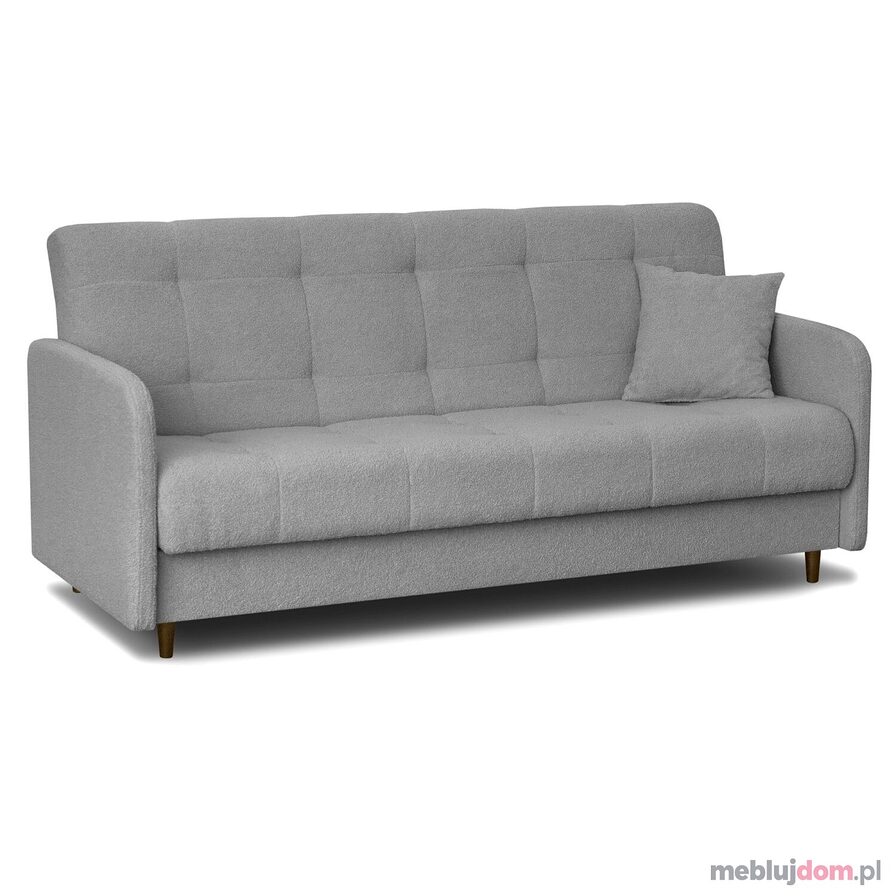 Sofa Rozkładana TIVOLI Szara Boucle