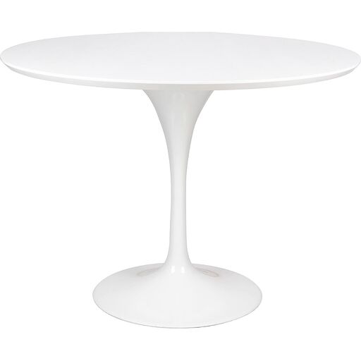 Stół TULIP PREMIUM 100 biały - MDF metal