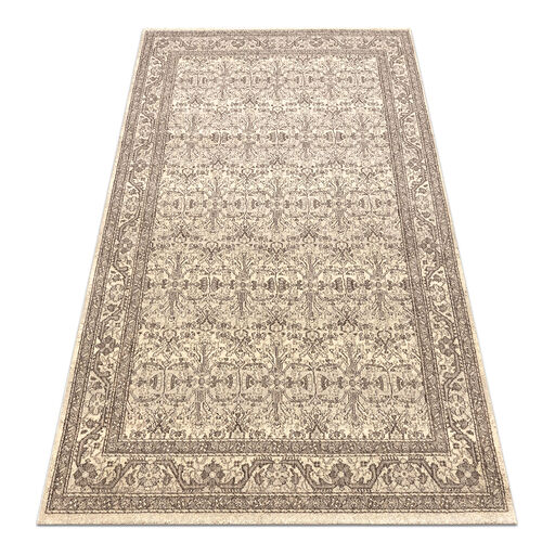 Dywan LEGEND 468 12 GB620 wełniany OSTA - Ornament, ramka eskluzywny beż / brązowy