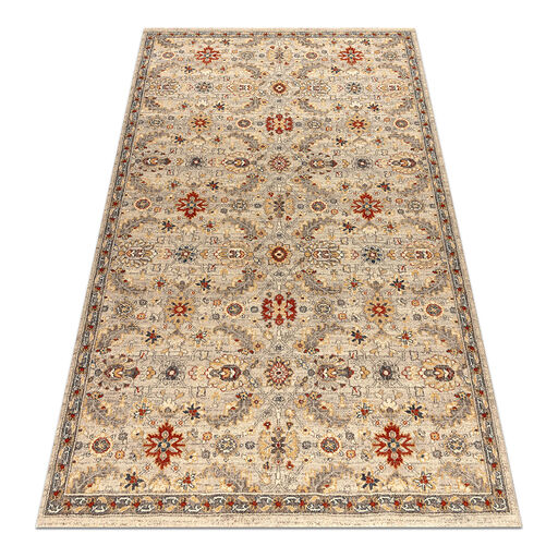 Dywan LEGEND 468 16 GB620 wełniany OSTA - Ornament eskluzywny beż / czerwony