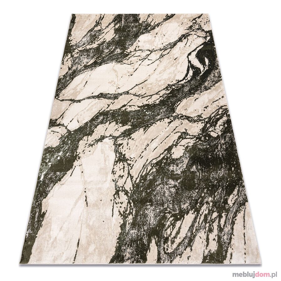 Dywan ALLURE 4759 Marmur - Strukturalny, stylowy, glamour beż / zielony
