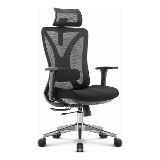 Fotel biurowy ergonomiczny HC- 1054 Czarny TKANINA