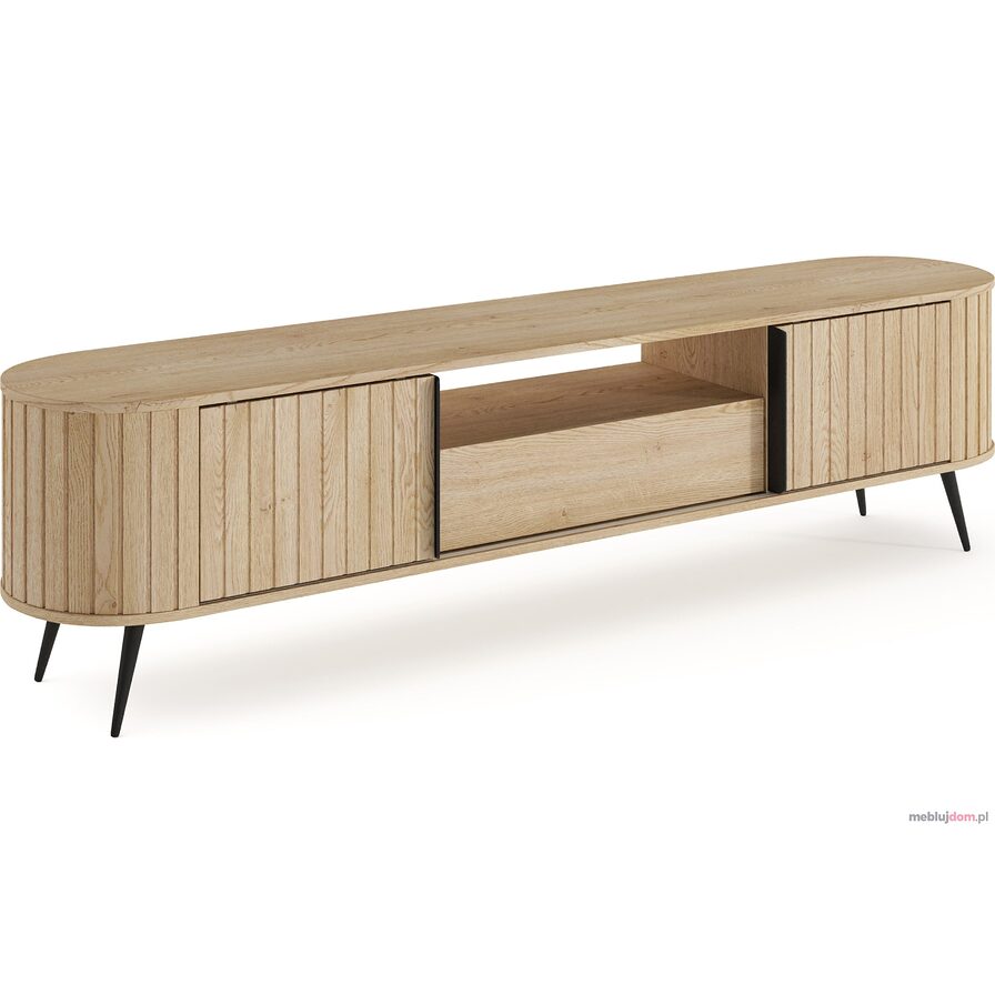 Szafka RTV LUVIO 196 cm w kolorze dąb cremona