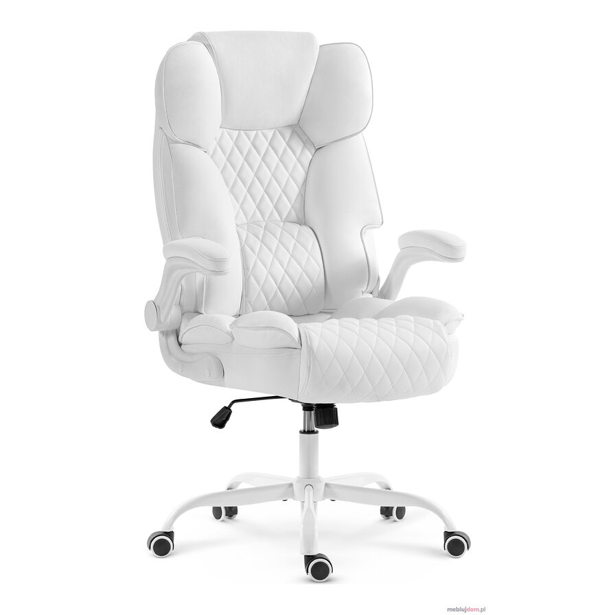 Fotel biurowy obrotowy HC-1033 White Biały Ekoskóra