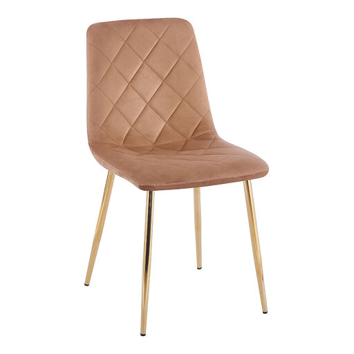 K6-FX (G) Krzesło velvet - Riviera 24 cappuccino