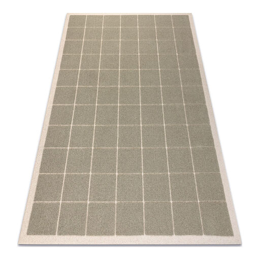 Dywan FLUX 461.118.SA402 wełniany OSTA - Geometryczny, strukturalny, loftowy zielony / beż