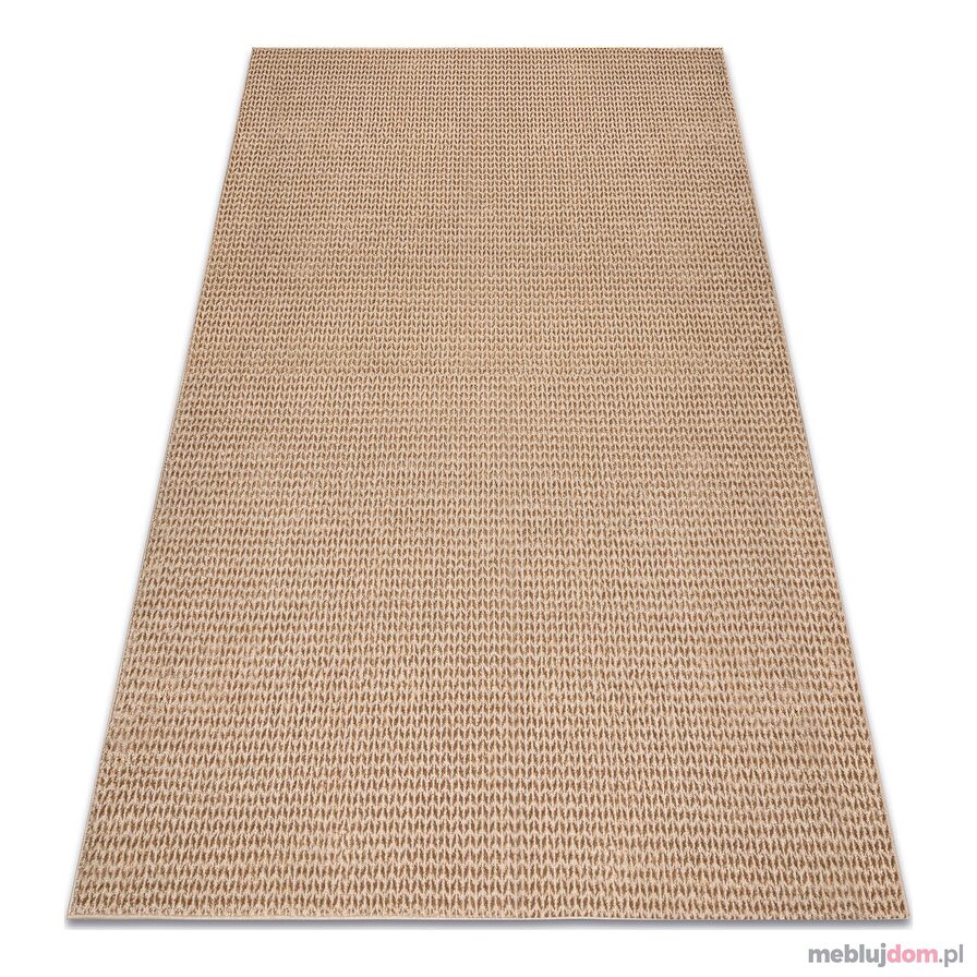 Dywan AURA E9787 beż - Jodełka, chevron, strukturalny, nowoczesny
