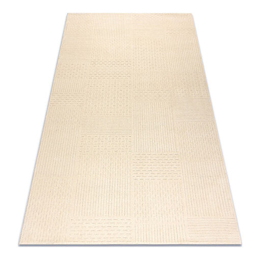 Dywan TEXTURA 488.21.LA100 wełniany OSTA - Linie, geometryczny strukturalny krem