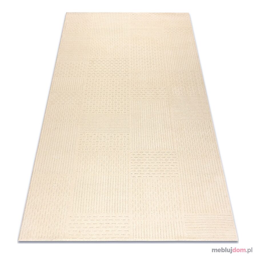 Dywan TEXTURA 488.21.LA100 wełniany OSTA - Linie, geometryczny strukturalny krem
