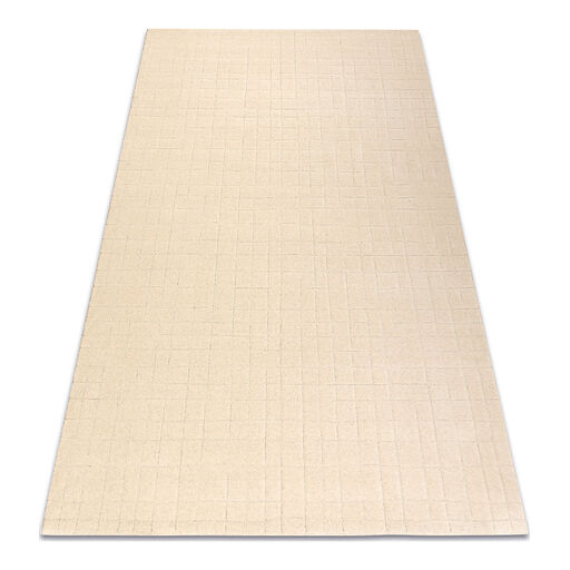 Dywan TEXTURA 488.02.LA100 wełniany OSTA - Linie, geometryczny strukturalny krem