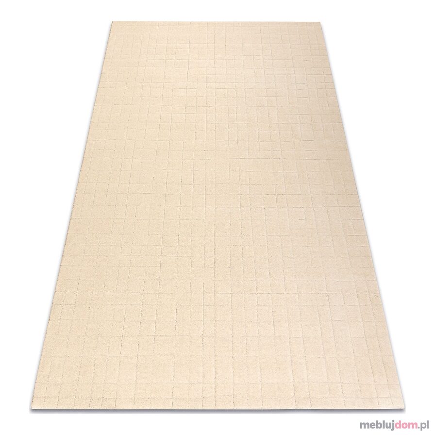 Dywan TEXTURA 488.02.LA100 wełniany OSTA - Linie, geometryczny strukturalny krem