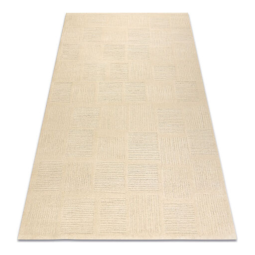 Dywan TEXTURA 488.20.LA100 wełniany OSTA - Linie, geometryczny strukturalny krem