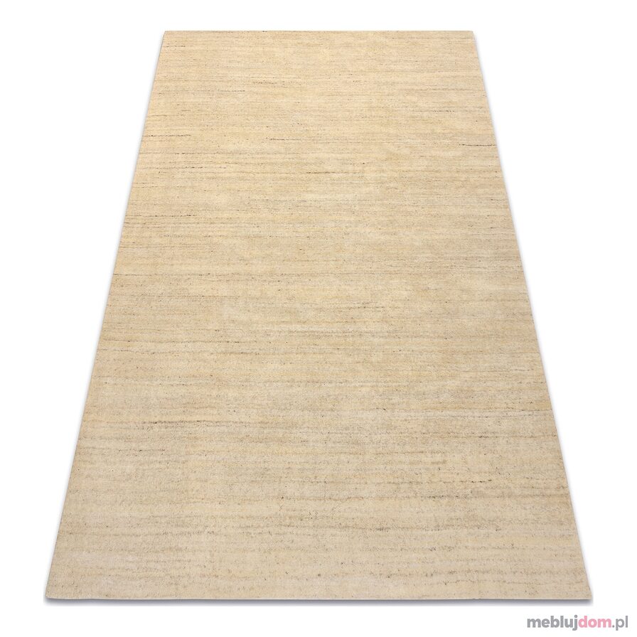 Dywan wełniany BERBER LOOM natural krem - RĘCZNIE TKANY, melanż gruby