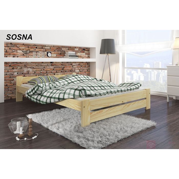 Łóżko drewniane DOMI (Sosna)