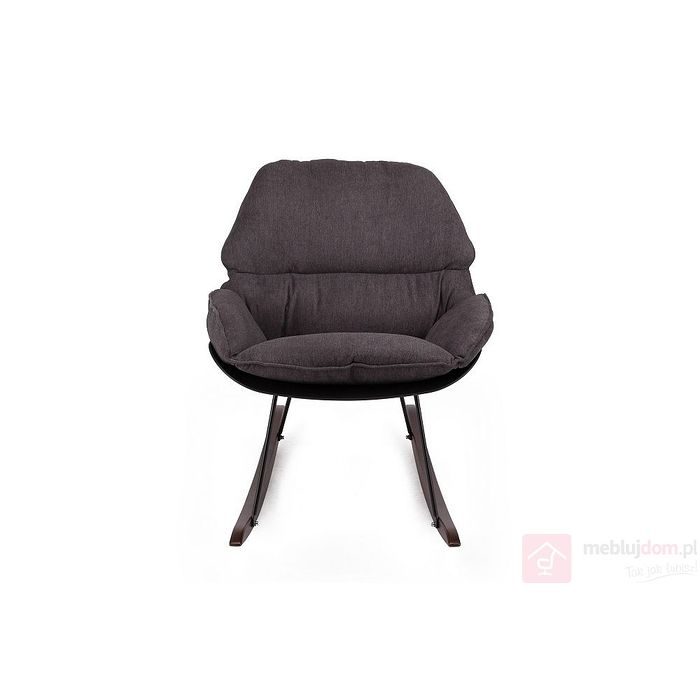 Fotel bujany NINO BLACK frontem