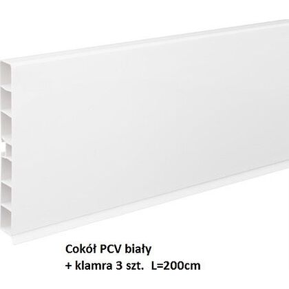 Cokół PCV biały