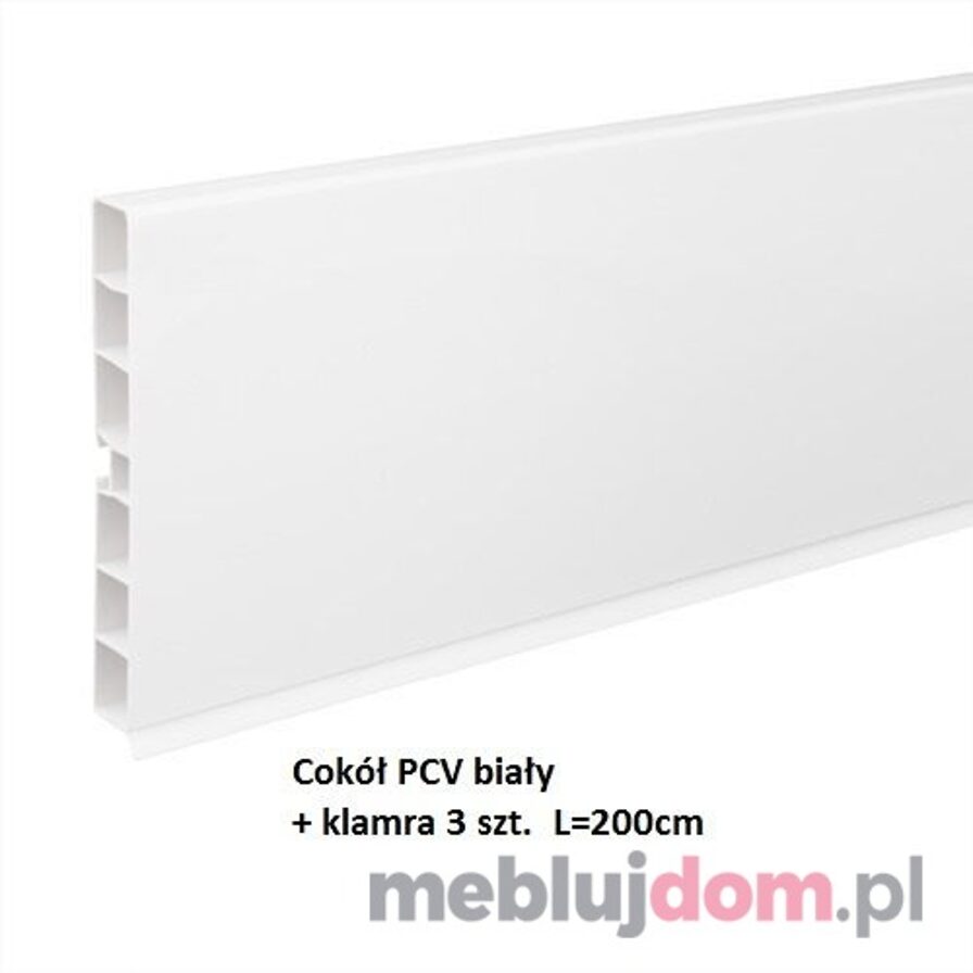 Cokół PCV biały