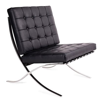 Fotel BARCELON PRESTIGE PLUS czarny przodem