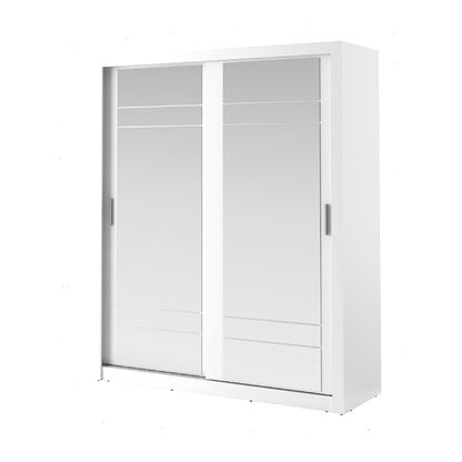 Szafa dwudrzwiowa lustrzana ARTI AR-08 biała
