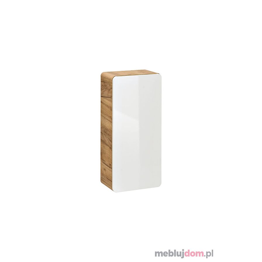 Szafka wisząca łazienkowa 35 ARUBA 830 biel + złoty dąb craft