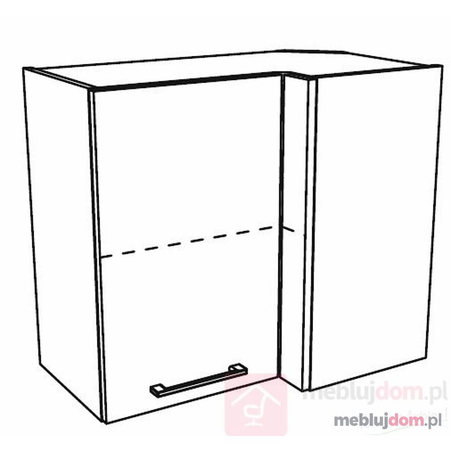 Szafka wisząca KAMMONO BLACK WRP70x40 61
