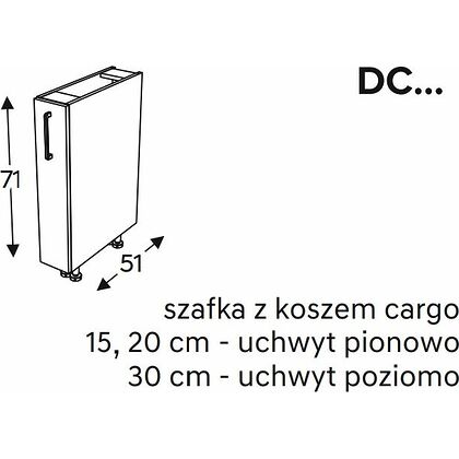 Szafka dolna KAMMONO DC