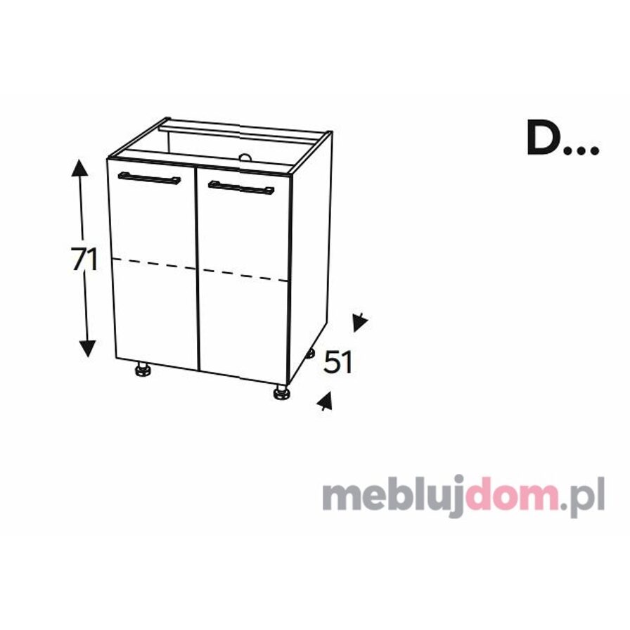 Szafka dolna KAMMONO CLASSIC D