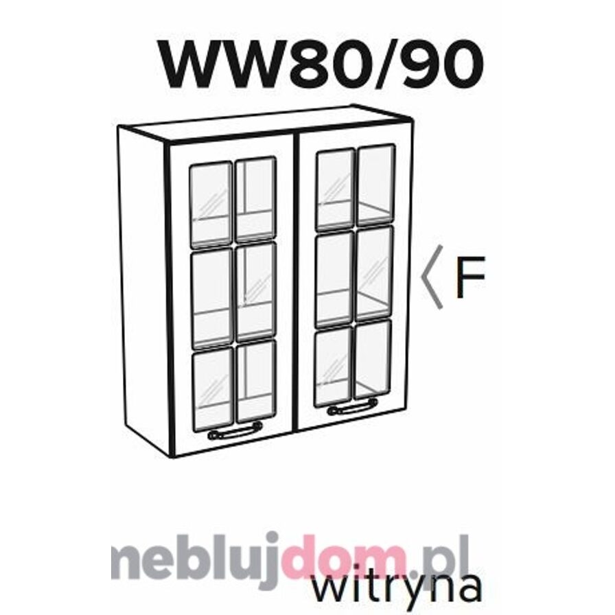 Szafka górna KAMMONO CLASSIC WW80 90