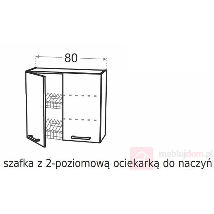 Szafka górna DXL WS8 z ociekarką