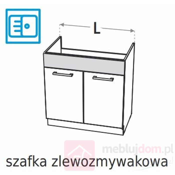 Szafka dolna DUO DZ2 (zlewozmywakowa)