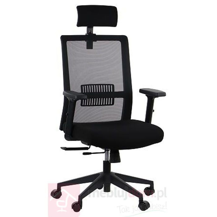 Fotel obrotowy ERGON 2 Sitplus Siatka czarny