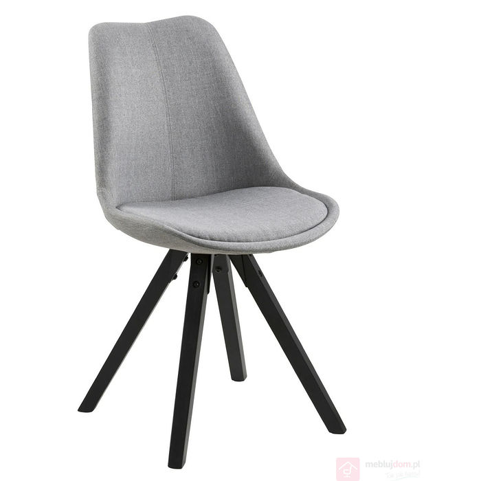 Krzesło DERRY light grey / black