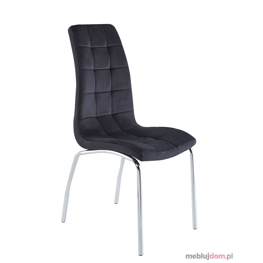 Krzesło DC2-092V Velvet Czarne