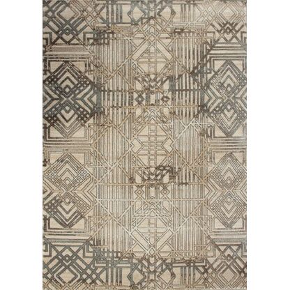 Dywan HOME W6118 CREAM/A.BEIGE Brązowo-Kremowo-Beżowy