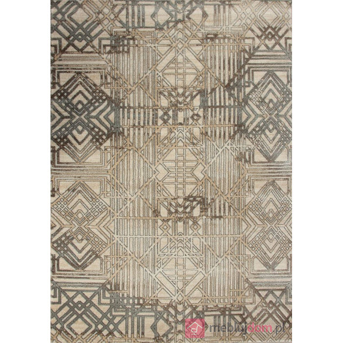 Dywan HOME W6118 CREAM/A.BEIGE Brązowo-Kremowo-Beżowy