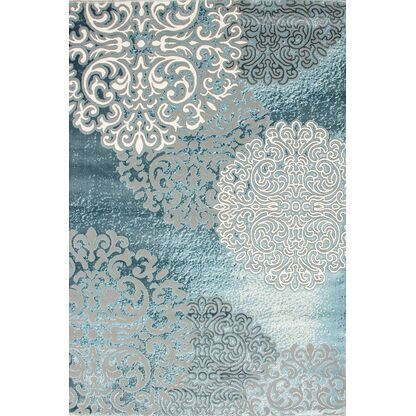 Dywan GALYA K3868A BLUE / BLUE niebieski z ornamentami