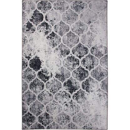 Dywan BACCARAT P1032 GREY BANCO odcienie szarego z marokańskim wzorem