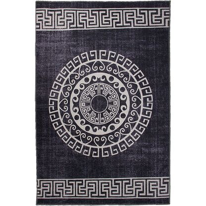 Dywan BACCARAT P1148 ANTHRACITE BANCO z greckim wzorem