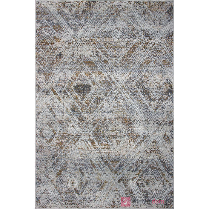Dywan SPRANDI A2181A IVORY / L.BLUE jasny szary we wzory