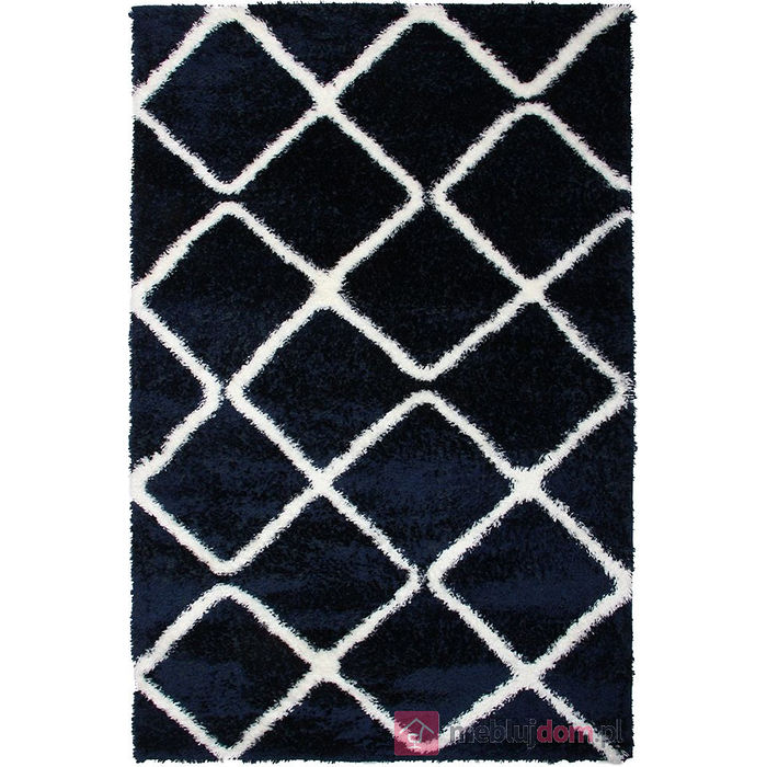 Dywan BOHO 613 NAVY Niebiesko-Kremowy